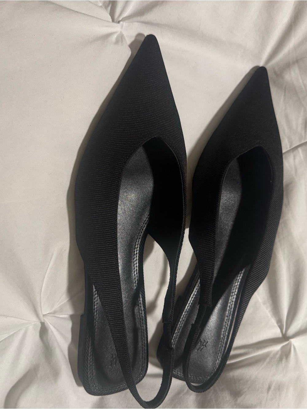 H&M Black Pointed-Toe Slingback Heels - Picture 8 of 15
